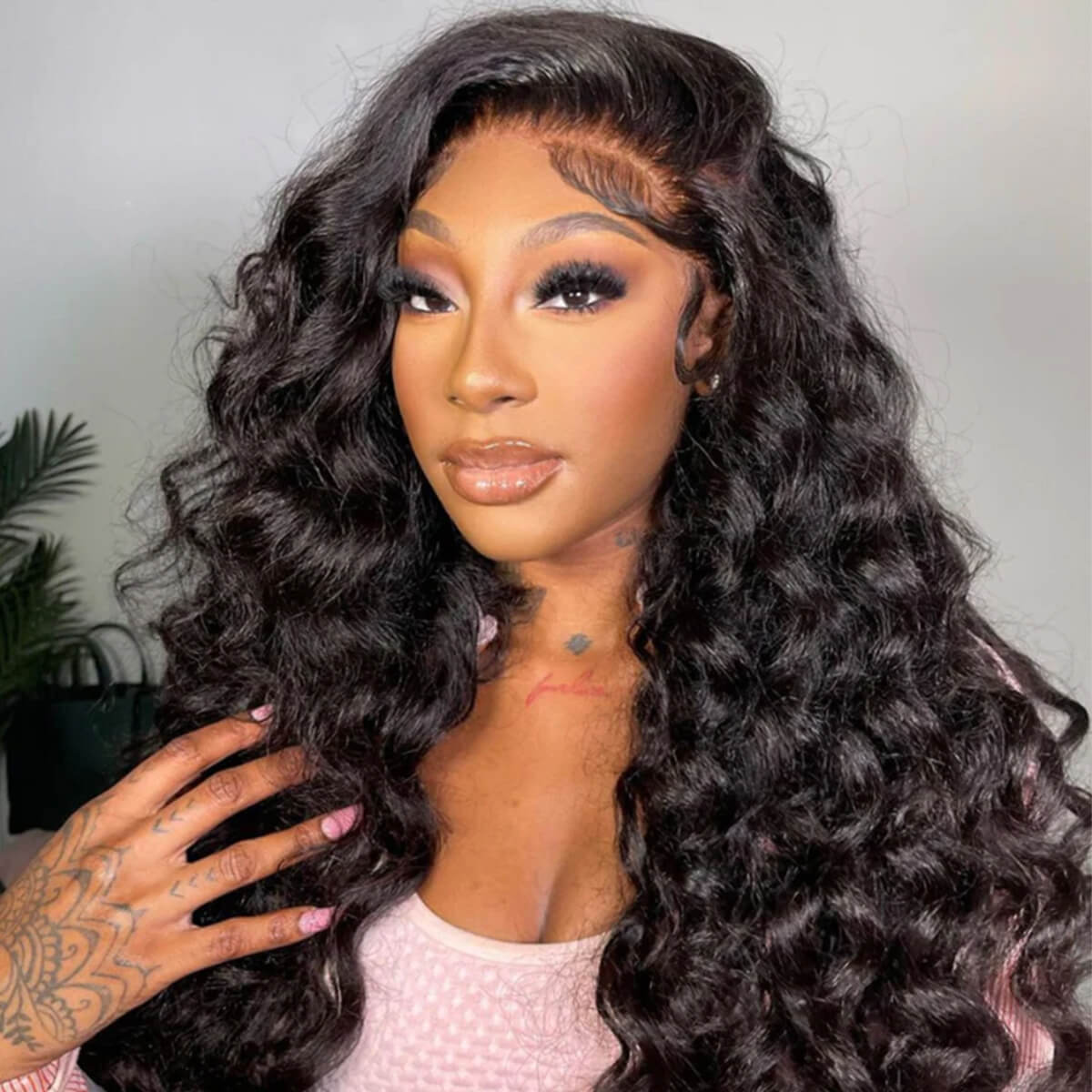 13x4 HD Lace Wig – Loose Deep  | Raw Human Hair 210% Density