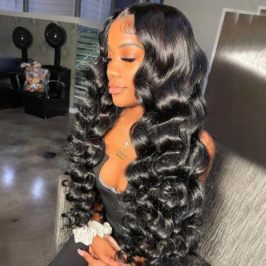 13x4 HD Lace Wig – Loose Deep  | Raw Human Hair 210% Density